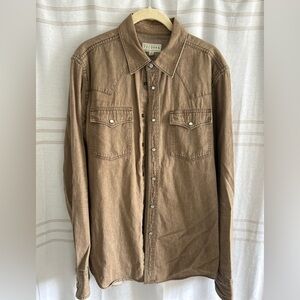 Tecovas Denim Pearl Snap Shirt